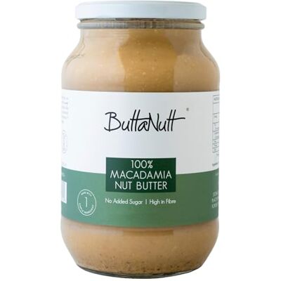 ButtaNutt 100% Macadamia Nut Butter 1 kg Rich & Buttery Healthy Snack No Palm Oil No Added Sugars or Stabilisers Vegan & Keto Friendly Peanut Butter Alternative Sustained Energy ButtaNutt 100% Macadamia Nut Butter 1 kg Rich & Buttery Healthy Snack No Palm Oil No Added Sugars or Stabilisers Vegan & Keto Friendly Peanut Butter Alternative Sustained Energy