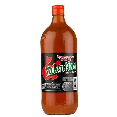 Valentina Salsa Picante Mexican Sauce, Extra Hot, 34 Ounce by Valentina Salsa Picante Mexican Sauce, Extra Hot, 34 Ounce by