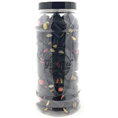 The Gourmet Sweet Company Liquorice Cream Rock Retro Sweet Shop Jar By The Gourmet Sweet Company Liquorice Cream Rock Retro Sweet Shop Jar By