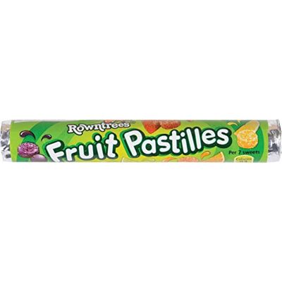 Rowntree's Rowntrees Fruit Pastilles Sweets Tube Pack of 32 x 52.5G Rowntree's Rowntrees Fruit Pastilles Sweets Tube Pack of 32 x 52.5G
