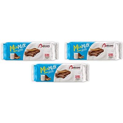 Balconi 3X Mix Milk Cake Snack with Milk Cream and Covered with Chocolate ( 10 x 35g ) 350g Balconi 3X Mix Milk Cake Snack with Milk Cream and Covered with Chocolate ( 10 x 35g ) 350g