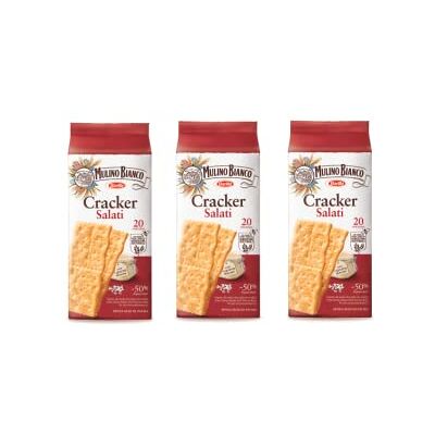 Mulino Bianco barilla 3x 20 x Salted Crackers packs 500g. Italian! Mulino Bianco barilla 3x 20 x Salted Crackers packs 500g. Italian!