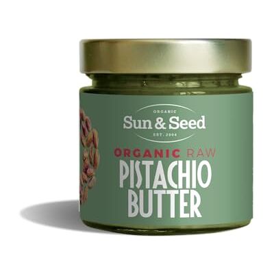 Sun Organic Raw Pistachio Butter by 200g Smooth Nut Butter Plant Based High in Protein 100% Organic Pistachios Palm Oil Free Vegan Butter… Sun Organic Raw Pistachio Butter by 200g Smooth Nut Butter Plant Based High in Protein 100% Organic Pistachios Palm Oil Free Vegan Butter…
