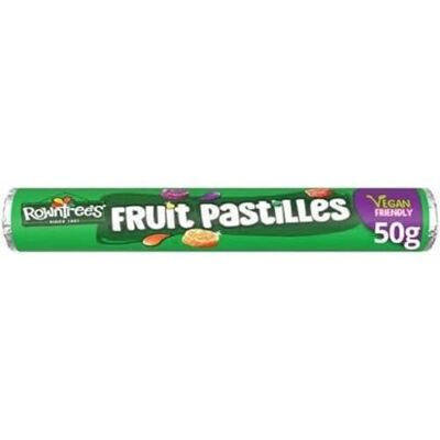 Rowntree's Rowntrees Fruit Pastilles Vegan Sweets Tubes 48g x 32 Rolls Pmp (64 Rolls (2 Cases)) Rowntree's Rowntrees Fruit Pastilles Vegan Sweets Tubes 48g x 32 Rolls Pmp (64 Rolls (2 Cases))