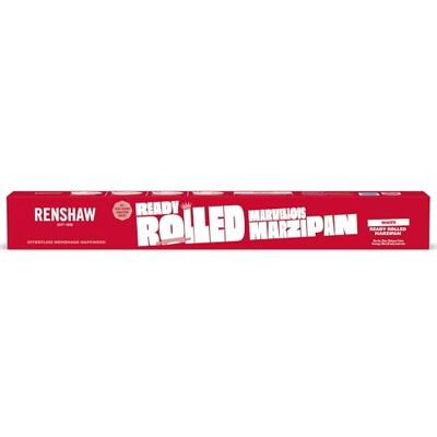 Renshaw Ready Rolled White Marzipan Disc for 8" Cake, 400 g (Pack of 1) Ready to Roll and Sculpt, Versatile for Decorating and Confectionery, Smooth Texture, Sumptuous Almond Flavour Renshaw Ready Rolled White Marzipan Disc for 8" Cake, 400 g (Pack of 1) Ready to Roll and Sculpt, Versatile for Decorating and Confectionery, Smooth Texture, Sumptuous Almond Flavour