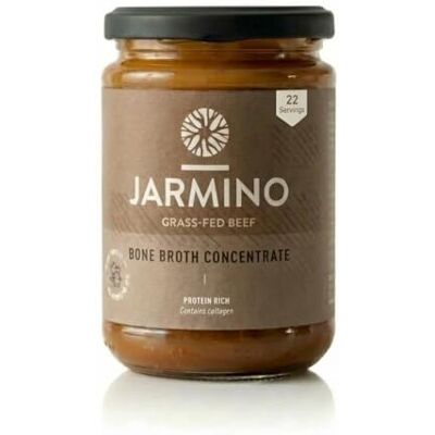 JARMINO Organic Beef Bone Broth Concentrate, Grass Fed Stock for Humans, Liquid Bone Broth with Collagen Types 1,2, and 3, Keto, Paleo, & AIP Friendly, Beef Broth, 220g, 22 Servings JARMINO Organic Beef Bone Broth Concentrate, Grass Fed Stock for Humans, Liquid Bone Broth with Collagen Types 1,2, and 3, Keto, Paleo, & AIP Friendly, Beef Broth, 220g, 22 Servings