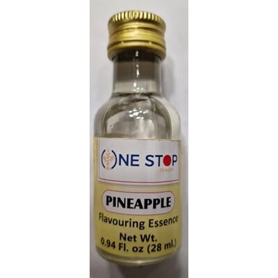 ONE STOP DEALERS Food Essence Pineapple 28ml Pineapple Flavoring Ideal for Baking, Desserts, & Beverages Strong & Authentic Taste (Pack of 1) ONE STOP DEALERS Food Essence Pineapple 28ml Pineapple Flavoring Ideal for Baking, Desserts, & Beverages Strong & Authentic Taste (Pack of 1)