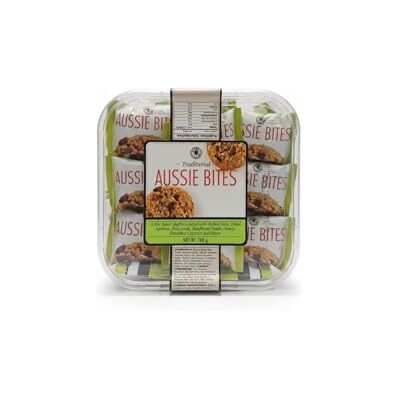 MITRAM Aussie Bites Nutritious Traditional Muffin Snack Bites with Wholesome Rolled Oats, Dried Apricots, Flax Seeds & Pure Honey High Fibre, Omega-3 Superfood Energy Treat 780g Bulk Pack MITRAM Aussie Bites Nutritious Traditional Muffin Snack Bites with Wholesome Rolled Oats, Dried Apricots, Flax Seeds & Pure Honey High Fibre, Omega-3 Superfood Energy Treat 780g Bulk Pack