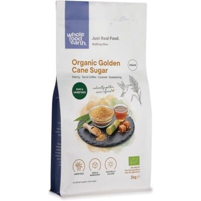 Wholefood Earth Organic Golden Cane Sugar - Sugar Wholefood Earth Organic Golden Cane Sugar - Sugar