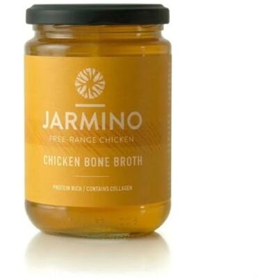 JARMINO Chicken Bone Broth Organic by 4 x 350 ml Natural Collagen & Protein Organic Bone Broth Soup Base Protein Powder Alternative JARMINO Chicken Bone Broth Organic by 4 x 350 ml Natural Collagen & Protein Organic Bone Broth Soup Base Protein Powder Alternative