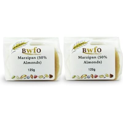 Buy Whole Foods Online Marzipan (50% Almonds) 250g (BWFO) Buy Whole Foods Online Marzipan (50% Almonds) 250g (BWFO)