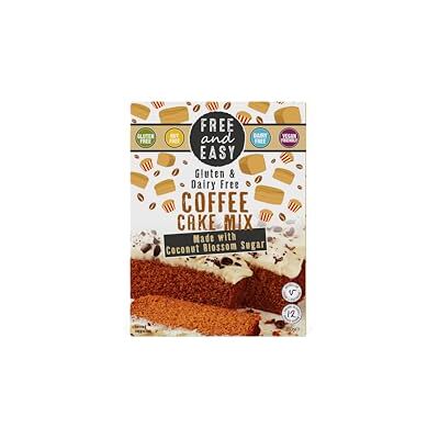 Free & Easy Free and Easy Coffee Cake Mix, 350g Aromatic & Tasty, Organic, Vegan & Gluten-Free Free & Easy Free and Easy Coffee Cake Mix, 350g Aromatic & Tasty, Organic, Vegan & Gluten-Free