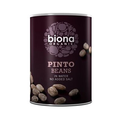 Biona Organic Pinto Beans in Water (400g Pack of 6 Biona Organic Pinto Beans in Water (400g Pack of 6