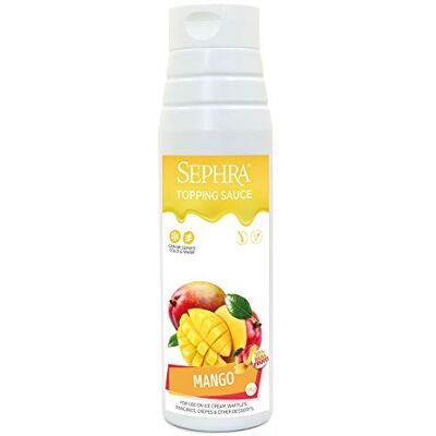 Sephra Mango Dessert Topping Sauce 1kg Bulk size provides ample portions for high-volume catering, commercial kitchens, and sweet menu items. Sephra Mango Dessert Topping Sauce 1kg Bulk size provides ample portions for high-volume catering, commercial kitchens, and sweet menu items.