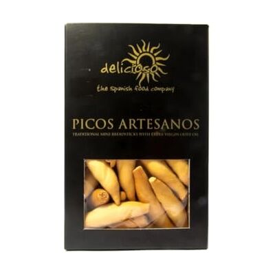 Delicioso 2 x 125g Picos Artesanos Mini Breadsticks Box Delicioso 2 x 125g Picos Artesanos Mini Breadsticks Box