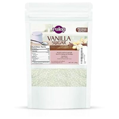 RULOP Premium Vanilla Sugar 200g, for Baking, Home Cooking, Coffee, Cocktails, Cakes & Dessert Making 200gm(Pack of 2) RULOP Premium Vanilla Sugar 200g, for Baking, Home Cooking, Coffee, Cocktails, Cakes & Dessert Making 200gm(Pack of 2)