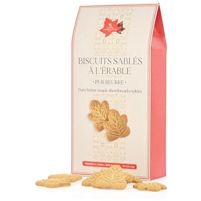 LA PETITE CABANE À SUCRE DE QUÉBEC Little Quebec Sugar Shack, Maple Shortbread Cookies 5 Pack x 114g, Made with Pure Maple Spread, Buttery & Crisp, Perfect with Tea, Coffee or Milk Authentic Taste From Canada LA PETITE CABANE À SUCRE DE QUÉBEC Little Quebec Sugar Shack, Maple Shortbread Cookies 5 Pack x 114g, Made with Pure Maple Spread, Buttery & Crisp, Perfect with Tea, Coffee or Milk Authentic Taste From Canada