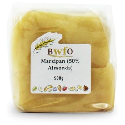 Buy Whole Foods Online Marzipan (50% Almonds) 500g (BWFO) Buy Whole Foods Online Marzipan (50% Almonds) 500g (BWFO)