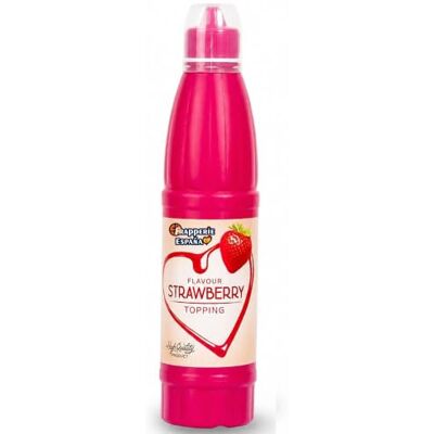 Frapperie Professional Strawberry Topping Fruit Sauce for Decorating Desserts, Ice Cream, Milkshakes and Cocktails 900 g Bottle 900 g Frapperie Professional Strawberry Topping Fruit Sauce for Decorating Desserts, Ice Cream, Milkshakes and Cocktails 900 g Bottle 900 g