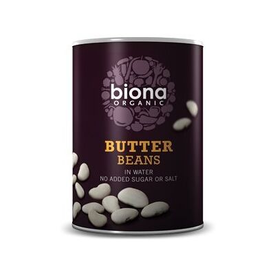 Biona Organic Butter Beans 400g (Pack of 6) Biona Organic Butter Beans 400g (Pack of 6)