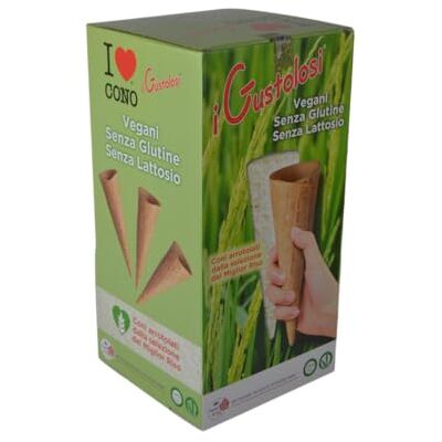 Jaspert Eiswaffeln P Gluten-free & Vegan Ice Cream Cone (40 pieces) seperatly packaged Jaspert Eiswaffeln P Gluten-free & Vegan Ice Cream Cone (40 pieces) seperatly packaged