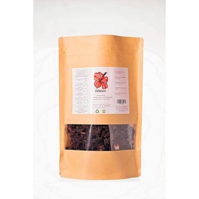 Hibisco Hibiscus Tea Loose Leaf 100% Pure Dried Hibiscus Flower, Natural Herbal Infusion, Caffeine-Free, Rich in Antioxidants, Eco-Friendly Kraft Pouch, Resealable, 200g (7 oz), Packed in UK Hibisco Hibiscus Tea Loose Leaf 100% Pure Dried Hibiscus Flower, Natural Herbal Infusion, Caffeine-Free, Rich in Antioxidants, Eco-Friendly Kraft Pouch, Resealable, 200g (7 oz), Packed in UK