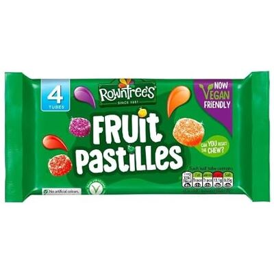 Dnaaz 3 x Rowntree's Fruit Pastilles Sweets Multipack 42.8g 4 Pack Delicious Tasty And Twisty Treat Gift Hamper For Birthday,Christmas,Easter Sold By Kidzbuzz Dnaaz 3 x Rowntree's Fruit Pastilles Sweets Multipack 42.8g 4 Pack Delicious Tasty And Twisty Treat Gift Hamper For Birthday,Christmas,Easter Sold By Kidzbuzz