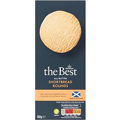 Morrisons M BEST BUTTER&CRM S/BREAD 180G Morrisons M BEST BUTTER&CRM S/BREAD 180G