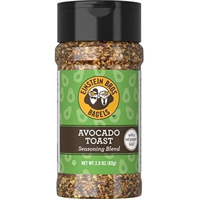 Einstein Bros . Bagels Avocado Toast Seasoning Blend, 2.9 Ounce Einstein Bros . Bagels Avocado Toast Seasoning Blend, 2.9 Ounce