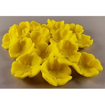 Simply Heaven Paste 20 x Edible 3D 25mm Buttercup flowers icing toppers, cake cupcakes decorations T045 (Yellow) Simply Heaven Paste 20 x Edible 3D 25mm Buttercup flowers icing toppers, cake cupcakes decorations T045 (Yellow)