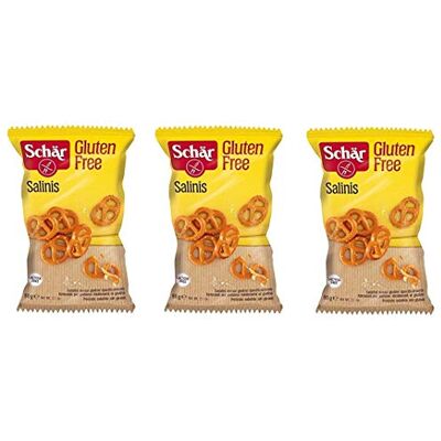 Schär 3X Gluten Free Salatini Salinis Snack Salted Pretzels 60g Schär 3X Gluten Free Salatini Salinis Snack Salted Pretzels 60g