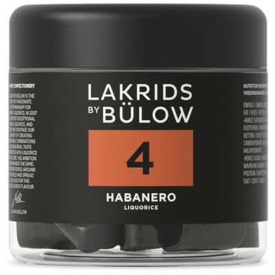 LAKRIDS BY BÜLOW 4 Habanero 150g Gourmet Liquorice from Denmark Sweet Liquorice with Habanero Chili LAKRIDS BY BÜLOW 4 Habanero 150g Gourmet Liquorice from Denmark Sweet Liquorice with Habanero Chili