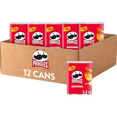 Pringles Original Small Stacks 1.3 Ounce (Pack Of 12) Pringles Original Small Stacks 1.3 Ounce (Pack Of 12)