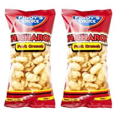 Starry Mart Pinoy's Choice Philippines Filipinos Chicharon Pork Crunch Crunchy Snacks (Original Flavour 100g (Pack of 2)) Starry Mart Pinoy's Choice Philippines Filipinos Chicharon Pork Crunch Crunchy Snacks (Original Flavour 100g (Pack of 2))