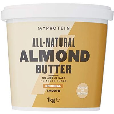 Myprotein Smooth Almond Butter, Natural Almond Butter (1000g) Smooth Myprotein Smooth Almond Butter, Natural Almond Butter (1000g) Smooth