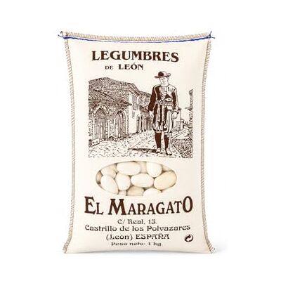 El Maragato Fabada de Leon: Dried White Beans, 1kg El Maragato Fabada de Leon: Dried White Beans, 1kg