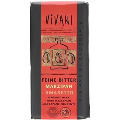 Vivani Organic Dark Marzipan Amaretto, Pack of 5 Vivani Organic Dark Marzipan Amaretto, Pack of 5