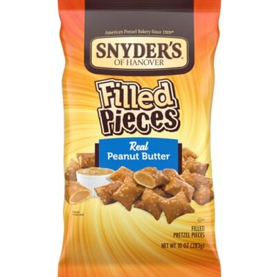 Snyder's of Hanover Filled Pretzels, Peanut Butter, 10 oz by Snyder's of Hanover Filled Pretzels, Peanut Butter, 10 oz by