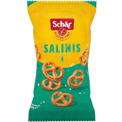 Schär 6X Gluten Free Salatini Salinis Snack Salted Pretzels 60g Schär 6X Gluten Free Salatini Salinis Snack Salted Pretzels 60g