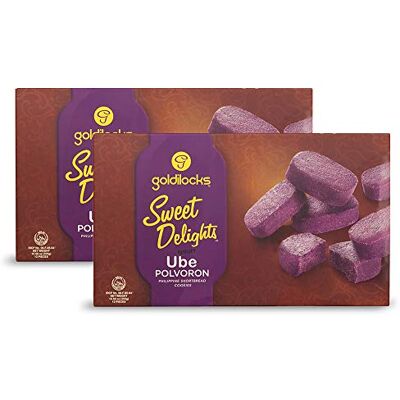 Goldilocks Sweet Delights Ube Polvoron 10.60 oz (300g) 2 Pack Goldilocks Sweet Delights Ube Polvoron 10.60 oz (300g) 2 Pack