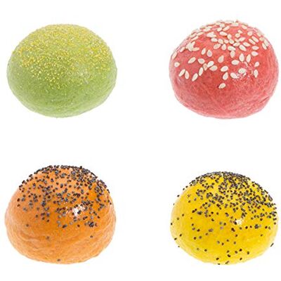 Fine Food Specialist Assorted Mini Coloured Brioche, Frozen, 100 x 10g Fine Food Specialist Assorted Mini Coloured Brioche, Frozen, 100 x 10g