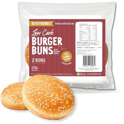 Keto-Pro Fuelled by FAT Keto-Pro Keto Bread Rolls 1.5g Carb Per Roll Soft Low Carb Bread Buns For Burgers & Sandwiches Gluten Free Keto Rolls 2 Pack Keto-Pro Fuelled by FAT Keto-Pro Keto Bread Rolls 1.5g Carb Per Roll Soft Low Carb Bread Buns For Burgers & Sandwiches Gluten Free Keto Rolls 2 Pack