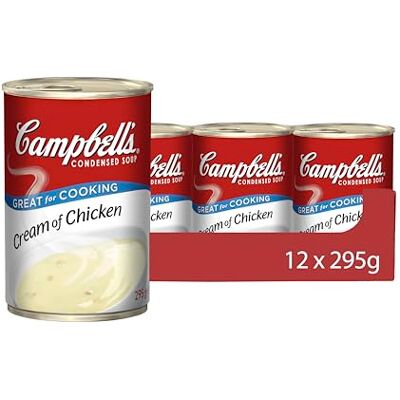Campbell's Campbells Condensed Soup, Cream of Chicken Soup, Tinned, 12 Pack Campbell's Campbells Condensed Soup, Cream of Chicken Soup, Tinned, 12 Pack