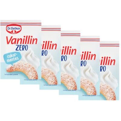 Dr. Oetker Vanillin Zero Sugar-Free Vanilla Flavouring, 8 g, 5-Pack Dr. Oetker Vanillin Zero Sugar-Free Vanilla Flavouring, 8 g, 5-Pack