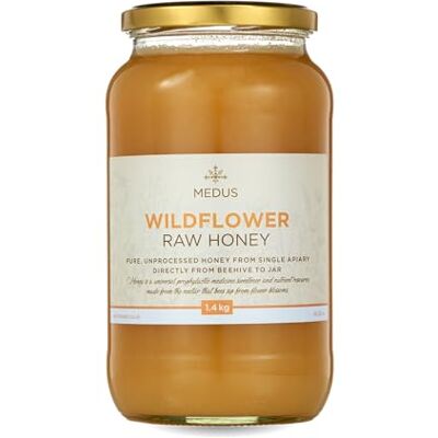 Earthbreath Wildflower Raw Honey 1.4kg – 100% Pure, Raw & Natural – Healthy Immunity Support– No Artificial Additives Earthbreath Wildflower Raw Honey 1.4kg – 100% Pure, Raw & Natural – Healthy Immunity Support– No Artificial Additives