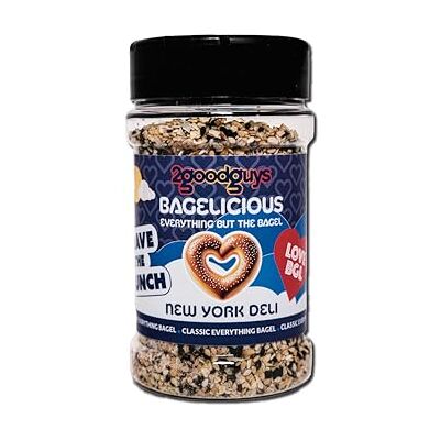 Dorset Spice Shed 2GoodGuys Bagelicious Everything But the Bagel Seasoning Savoury Seasoning Original Bagel Topping Crunchy Toasted Seeds (180g, New York Deli) Dorset Spice Shed 2GoodGuys Bagelicious Everything But the Bagel Seasoning Savoury Seasoning Original Bagel Topping Crunchy Toasted Seeds (180g, New York Deli)