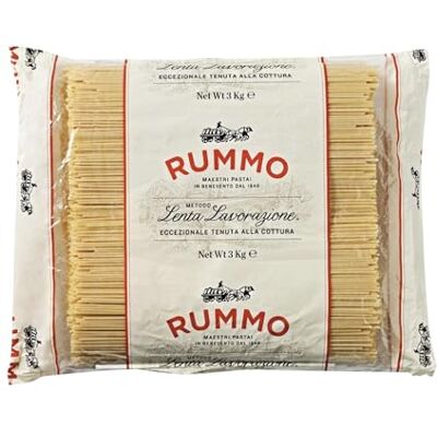 Rummo Spaghetti No.3 Italian Pasta, 3 kg (Pack of 1) – Classic Long Strands for Timeless Dishes – Artisan-Made in Italy with Lenta Lavorazione Rummo Spaghetti No.3 Italian Pasta, 3 kg (Pack of 1) – Classic Long Strands for Timeless Dishes – Artisan-Made in Italy with Lenta Lavorazione