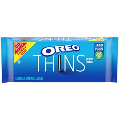 Oreo Thins Chocolate Cookies Family Size 13.1oz / 371g Oreo Thins Chocolate Cookies Family Size 13.1oz / 371g
