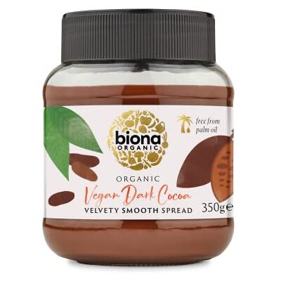 Biona Organic Dark Chocolate Spread 350g Pack of 2 Biona Organic Dark Chocolate Spread 350g Pack of 2