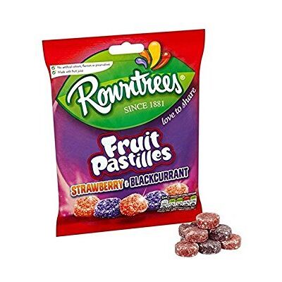Rowntree's Red & Black Fruit Pastilles Sharing Bag 160g Pack of 2 Rowntree's Red & Black Fruit Pastilles Sharing Bag 160g Pack of 2